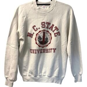 Vintage 80s North Carolina State University Lighthouse Crewneck Adult Medium